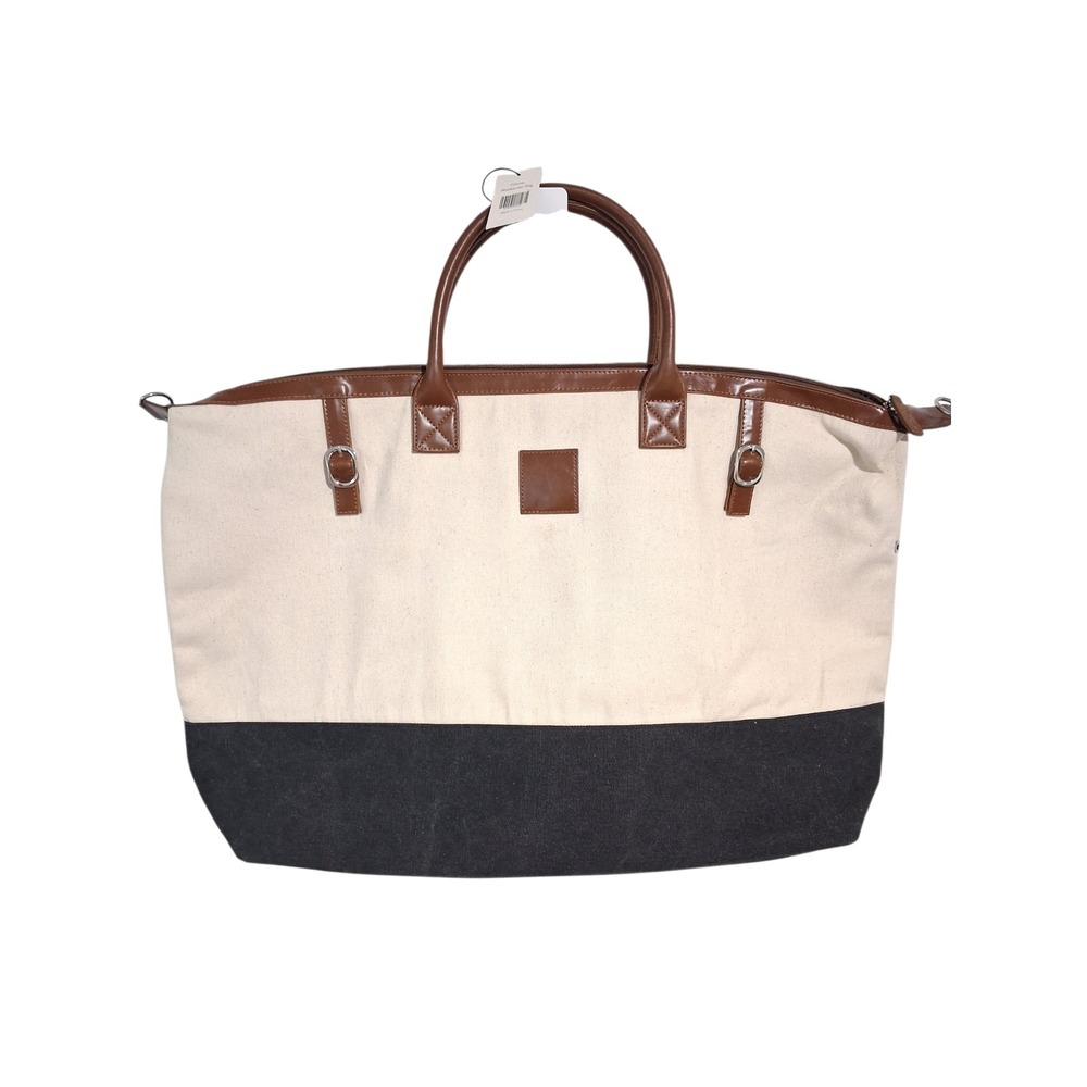 Magnolia Canvas Women's Large Weekender Bag Tote Travel Vacation Preppy Coastal